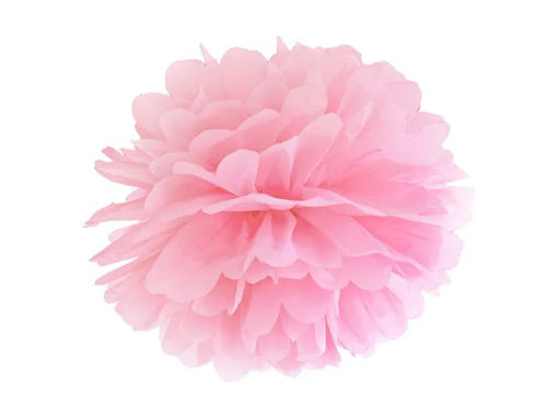 Picture of FLUFFY POMPOM LIGHT PINK 25CM